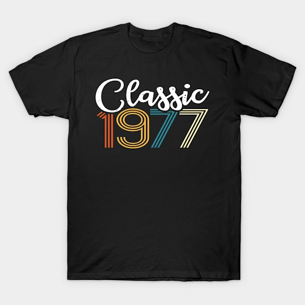 Classic 1977 T-Shirt by MaikaeferDesign